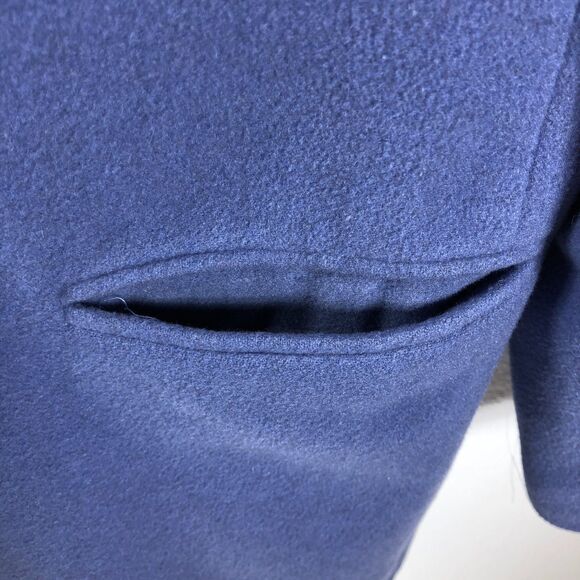 Lord & Taylor Vintage Wool Blazer Blue Womens Size 12 - Picture 6 of 9